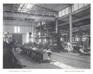 Maschinenbauhalle der Tsingtauer Werft, 1910. © Bundesarchiv