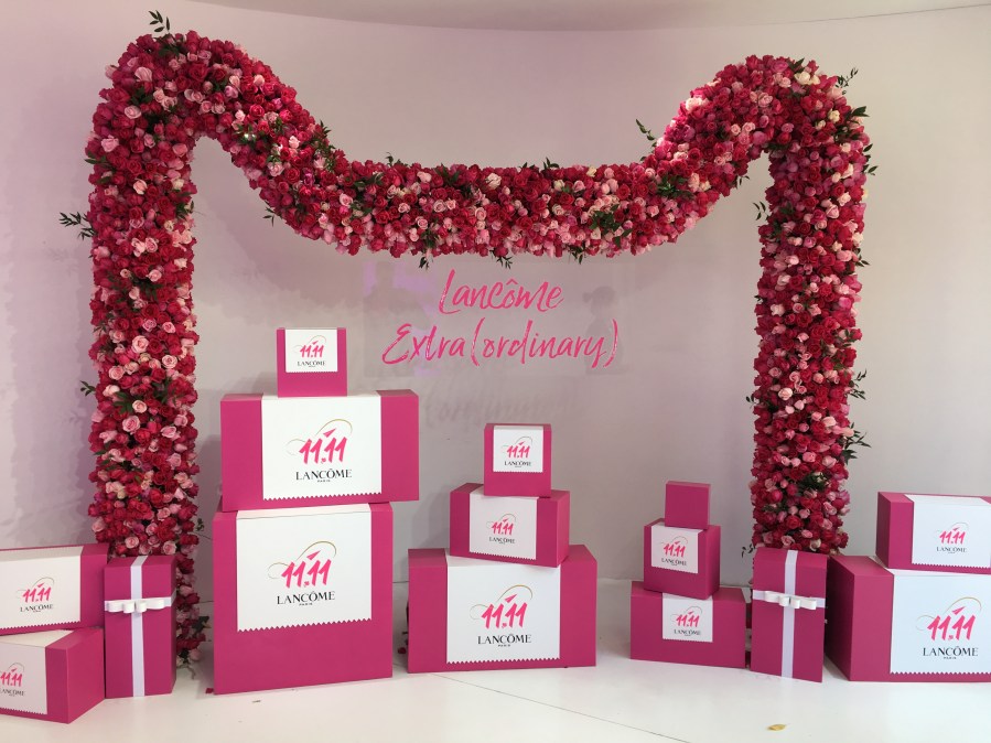 Lancôme 11.11. Aktionsfläche in Peking. © at